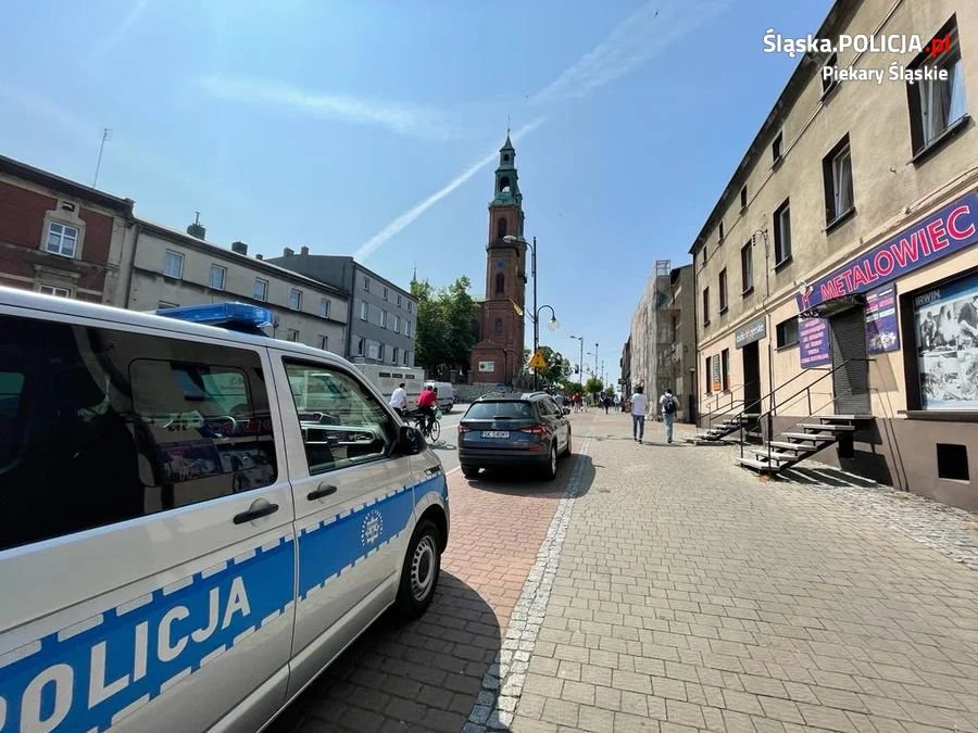 Policjanci zabezpieczali pielgrzymkę mężczyzn do Piekar Śląskich