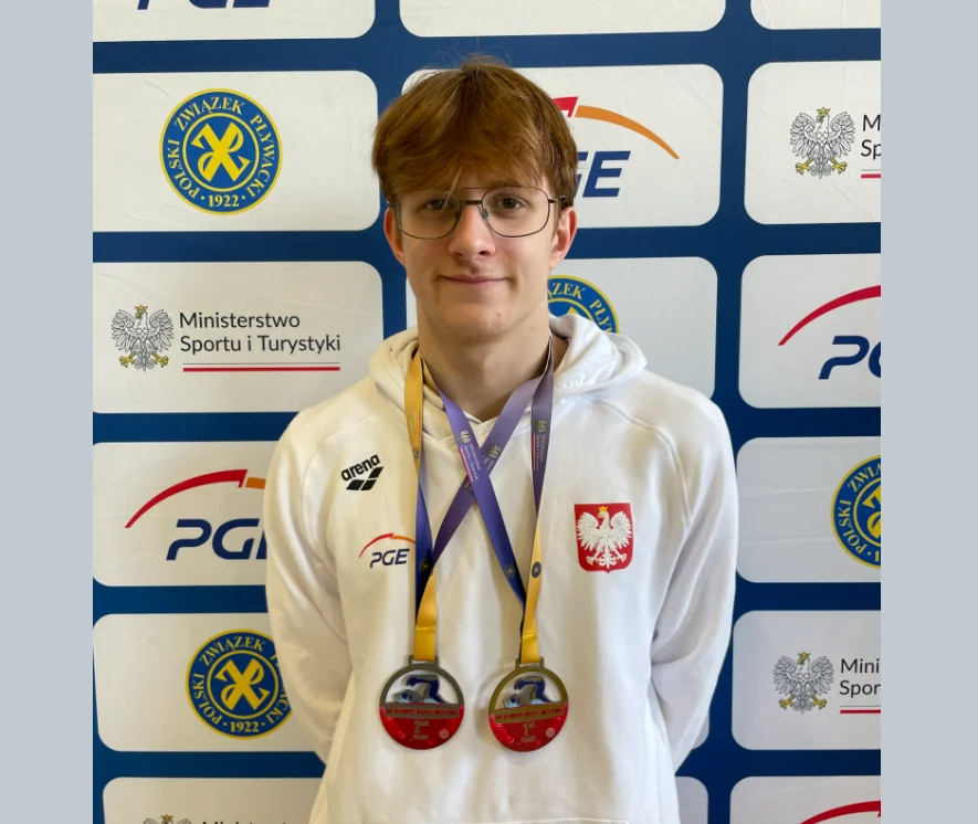 Jakub Katana z Gliwic zdobył złoto i srebro dla Polski!