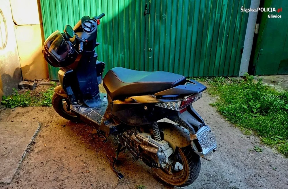 Ucieczka nastolatka na skuterze przed gliwicką policją. Dlaczego zaczął uciekać?