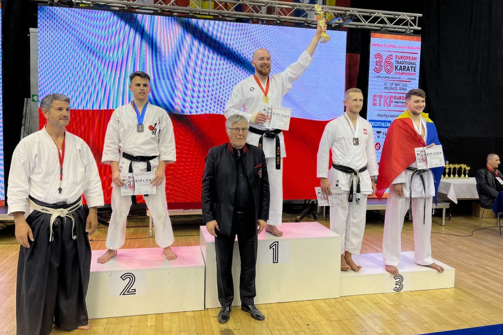 Michał Sowa mistrzem Europy. Karateka z Bytomia w świetnej formie