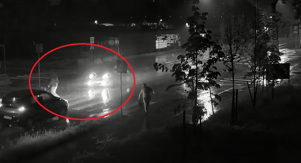 Potrącenie na al. Mireckiego. 26-latka nie zatrzymała się przed przejściem dla pieszych!