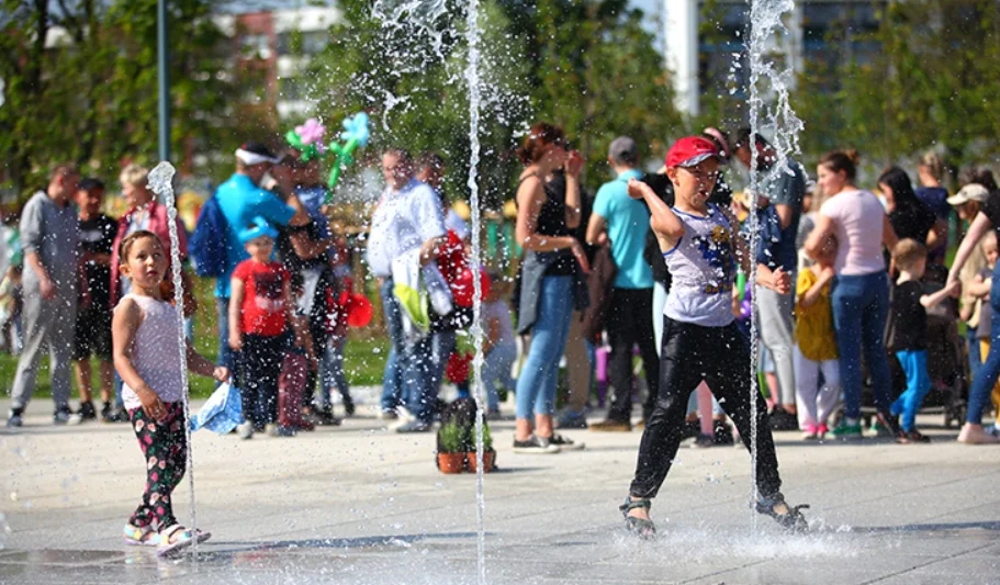 Oficjalne otwarcie parku przy Placu Papieskim w Sosnowcu. Zobacz zdjęcia!