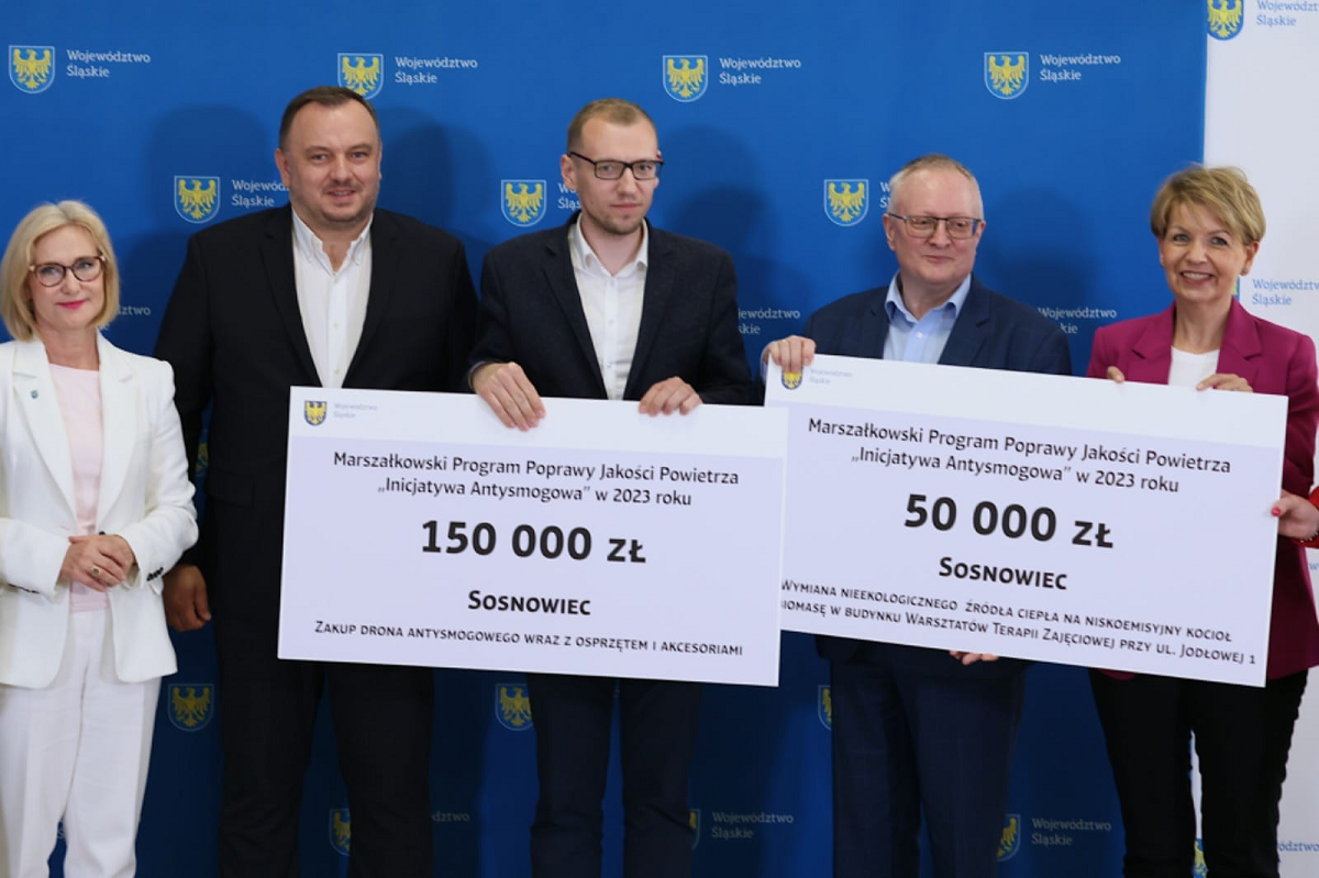 200 tys. zł dofinansowania dla Sosnowca na rzecz walki ze smogiem!