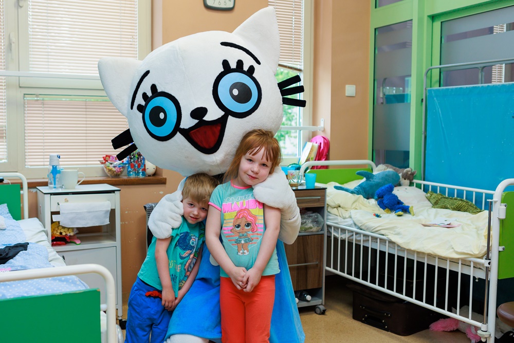 Kicia Kocia w Centrum Zdrowia Dziecka i Rodziny im. Jana Pawła II w Sosnowcu