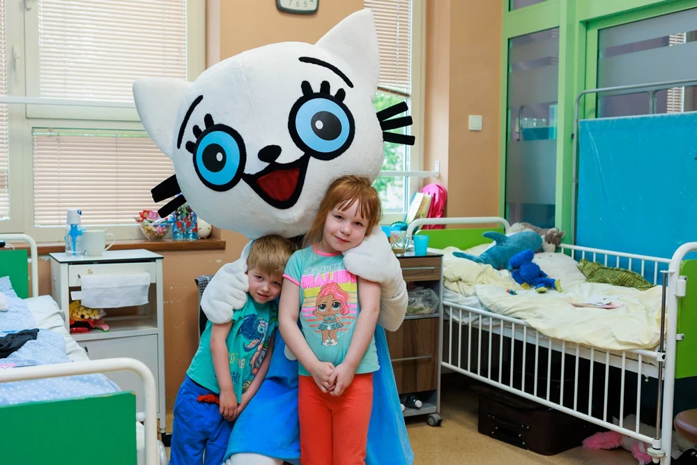 Kicia Kocia w Centrum Zdrowia Dziecka i Rodziny im. Jana Pawła II w Sosnowcu