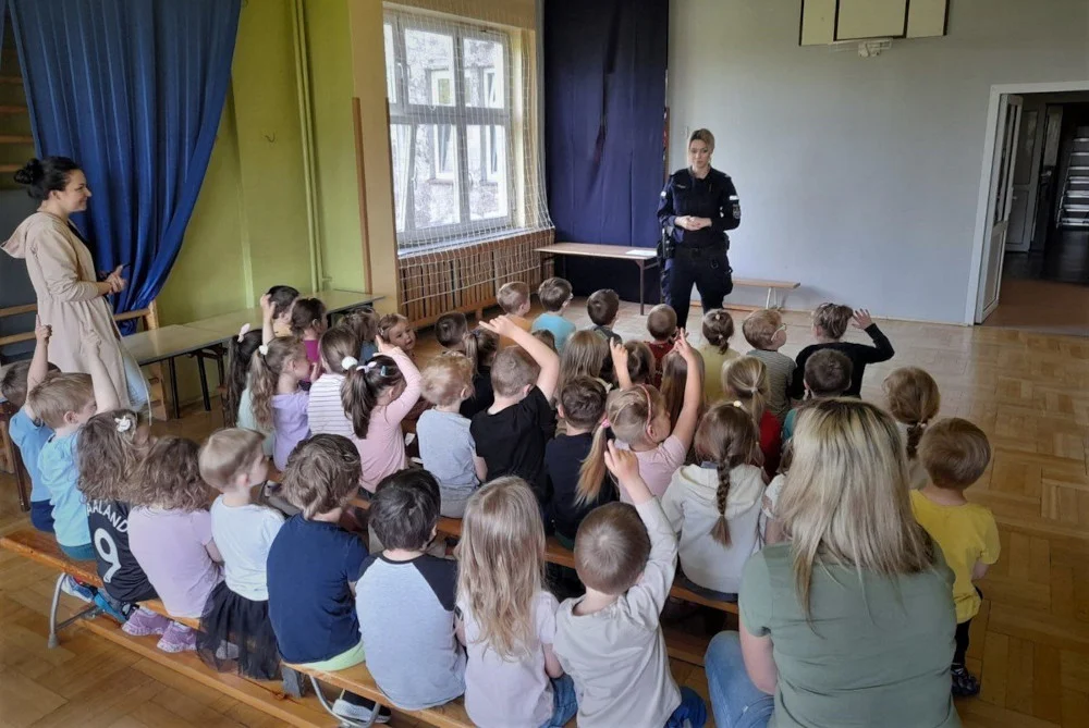 Mikołów: Policjanci z wizytą w Przedszkolu nr 13