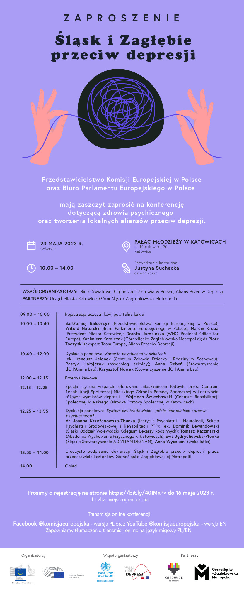 Śląsk i Zagłębie przeciw depresji. Konferencja w Katowicach