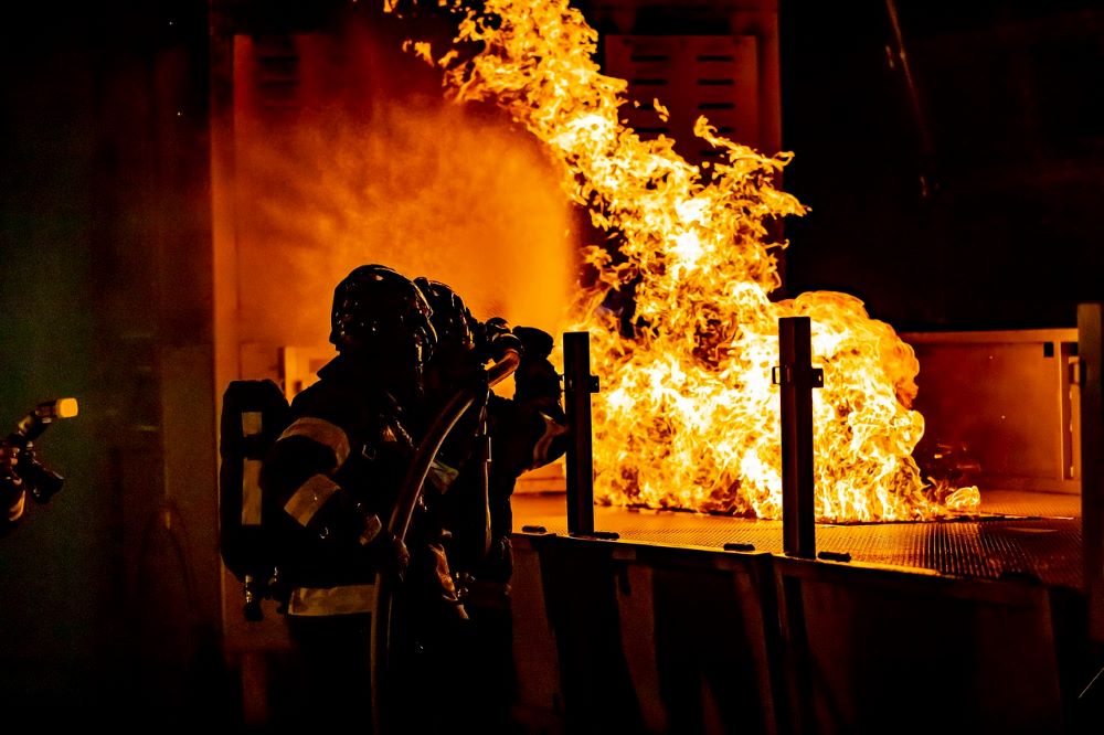 Pożar w kamienicy przy Teodora Kalidego!