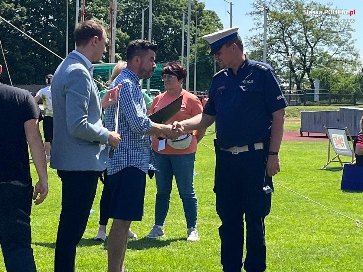 Chorzowska Dycha: Policjanci zabezpieczali miejski bieg