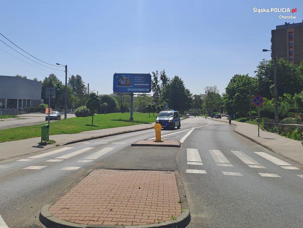 Chorzowska Dycha: Policjanci zabezpieczali miejski bieg