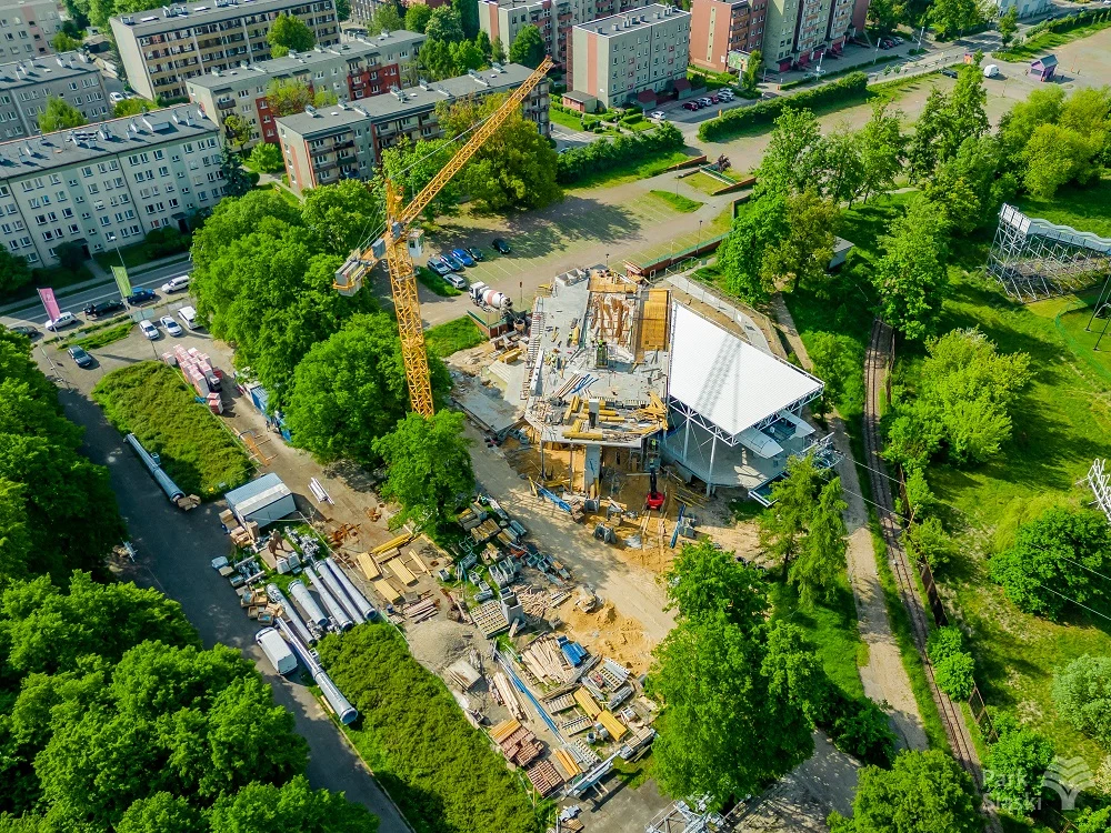 Chorzów: Jedna z atrakcji Parku Śląskiego - Kolej Linowa Elka nieczynna do odwołania