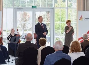 Jubilaci obchodzący Diamentowe oraz Złote Gody spotkali się z Prezydentem Żor / fot. UM Żory 4