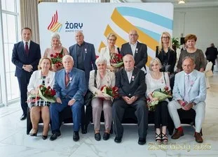 Jubilaci obchodzący Diamentowe oraz Złote Gody spotkali się z Prezydentem Żor / fot. UM Żory 15