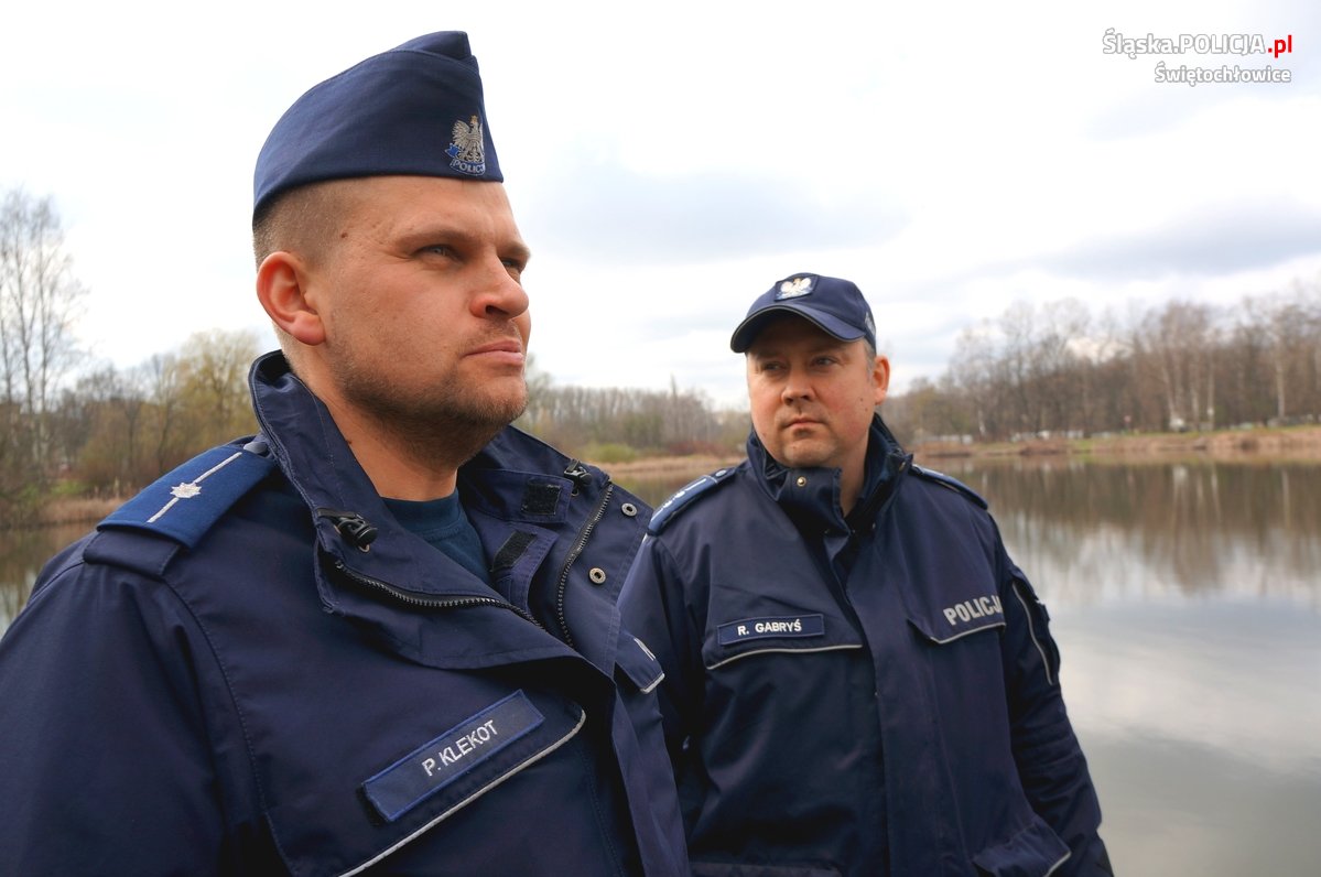 Świętochłowiccy policjanci kontrolują zbiorniki wodne i apelują o rozwagę