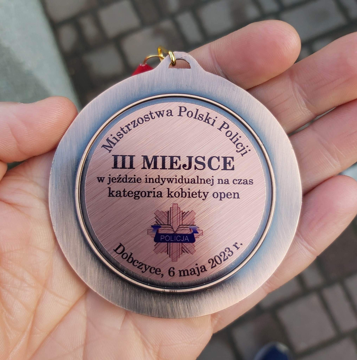 3 miejsce policjantki ze Świętochłowic w Mistrzostwach Polski w kolarstwie szosowym