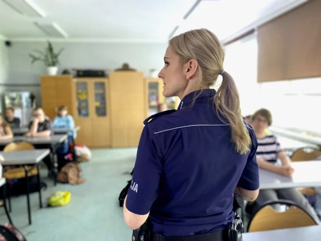 Z uczniami SP nr 8 o cyberzagrożeniach