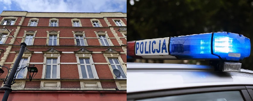 Interwencja służb przy ul. Katowickiej. Kobieta siedziała na parapecie!