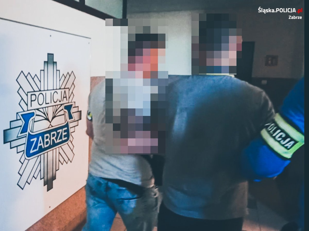 Areszt dla sprawców rozboju. 19 i 22-latek pobili i okradli mieszkańca Zabrza! [FILM]