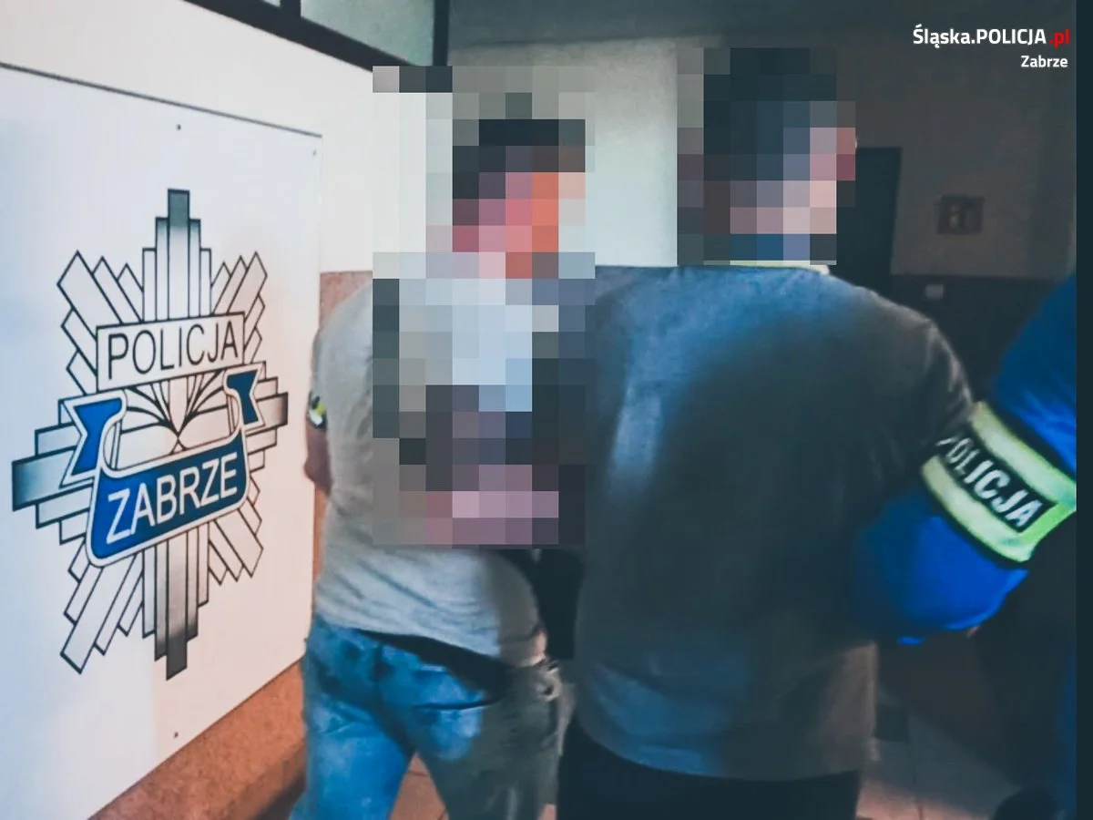 Areszt dla sprawców rozboju. 19 i 22-latek pobili i okradli mieszkańca Zabrza! [FILM]