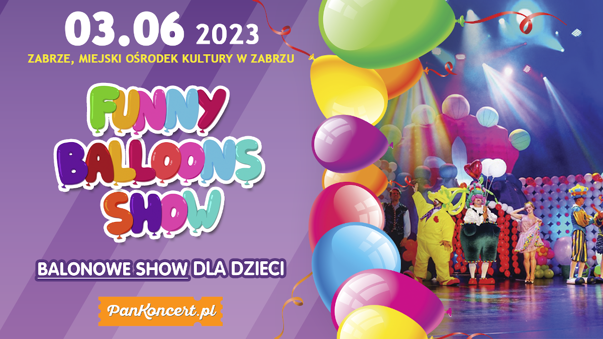 Interaktywne widowisko balonowe dla całej rodziny, czyli FUNNY BALLS SHOW