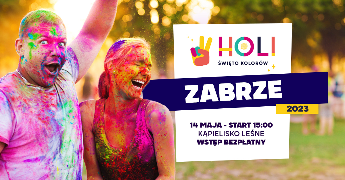 Holi Święto Kolorów znów zawita do Zabrza!