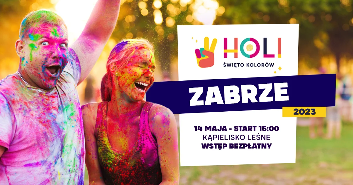 Holi Święto Kolorów znów zawita do Zabrza!