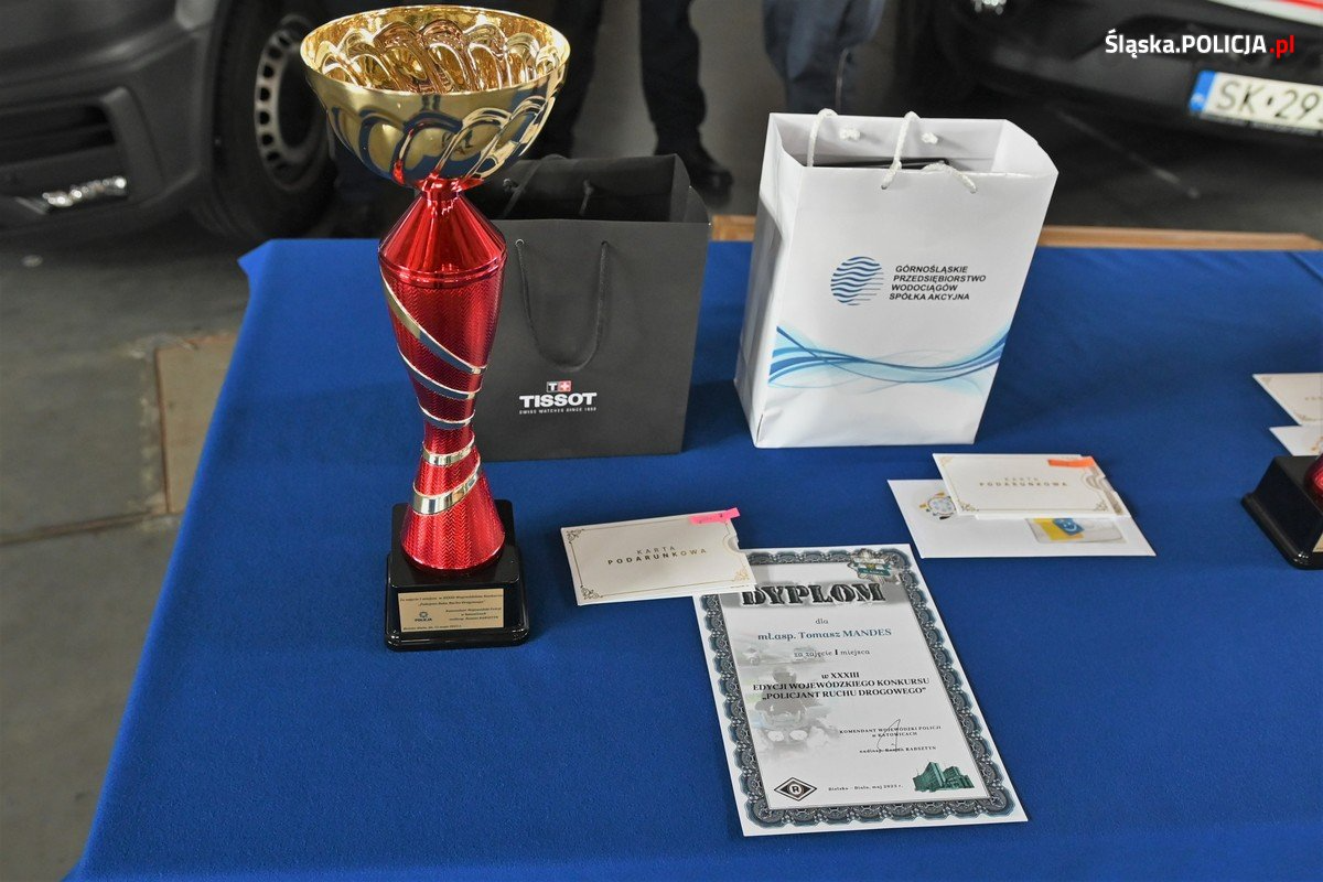 Policjant z Zabrza najlepszym policjantem ruchu drogowego na Śląsku!