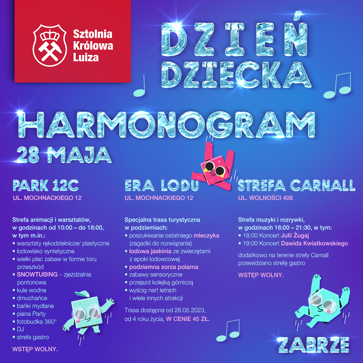 Przed nami Śląski Dzień Dziecka w Sztolni Królowa Luiza! Sprawdź, co przygotowano!