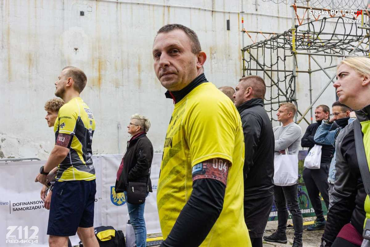 Policjant z Zabrza pobiegł w "Prison Runner"