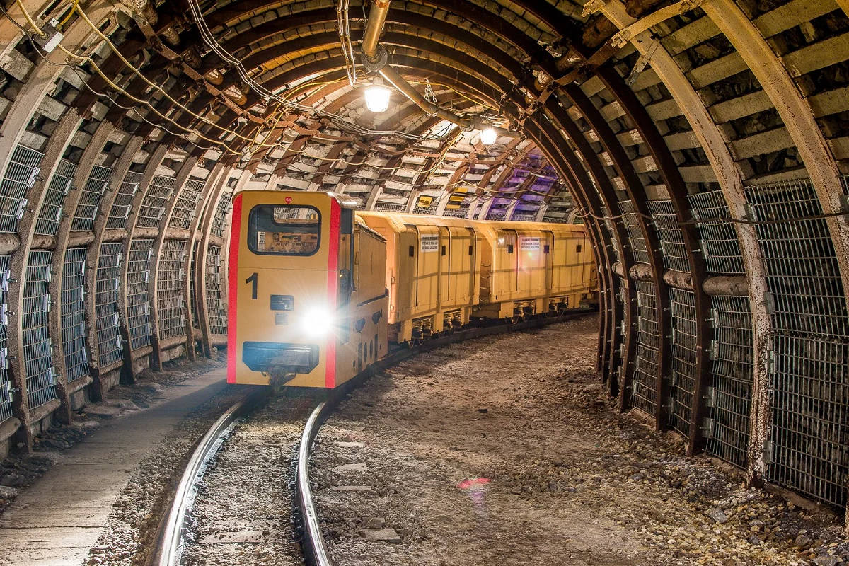 Muzeum Górnictwa Węglowego w Zabrzu z godłem "Teraz Polska"