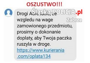 Policjanci ostrzegają przed fałszywymi wiadomościami SMS!