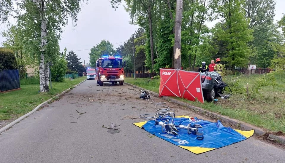 Śmiertelny wypadek samochodowy w powiecie gliwickim. Nie żyją 2 osoby
