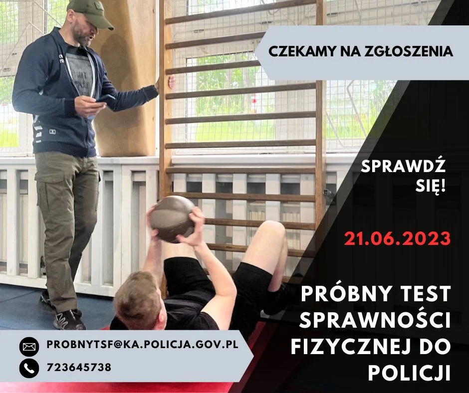 Sprawdź swoje umiejętności na policyjnym torze przeszkód!