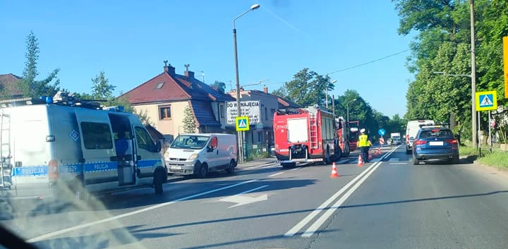 [Aktualizacja] Wypadek w Halembie. Jedna osoba poszkodowana!