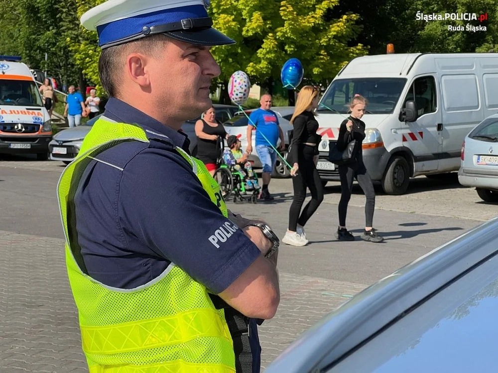 Policjanci zabezpieczali Dni Rudy Śląskiej