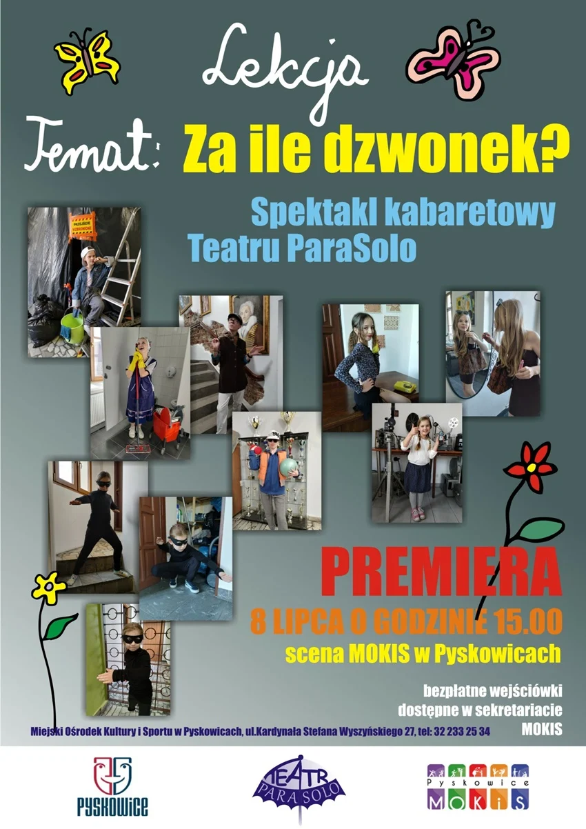 Przed nami spektakl kabaretowy "Za ile dzwonek?". Zobacz szczegóły!