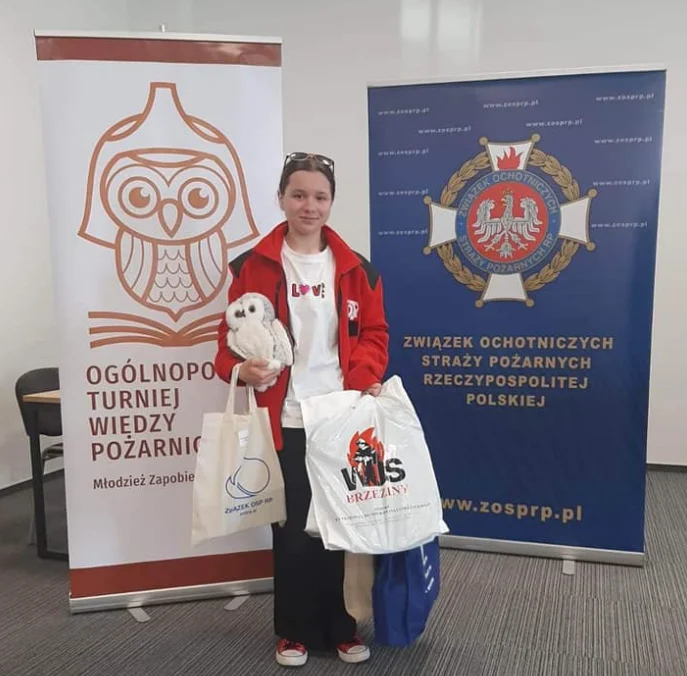 Łaziszczanka zdobyła 4 miejsce w Ogólnopolskim Konkursie Wiedzy Pożarniczej!