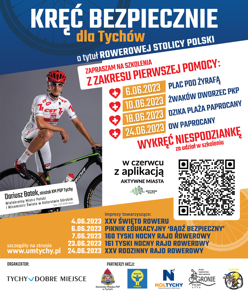 "Kręć bezpiecznie" w Tychach. Rowerowa Stolica Polski 2023 czas start!