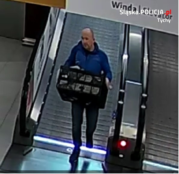 Kradzież zabawek w Tychach. Poznajesz tego mężczyznę?