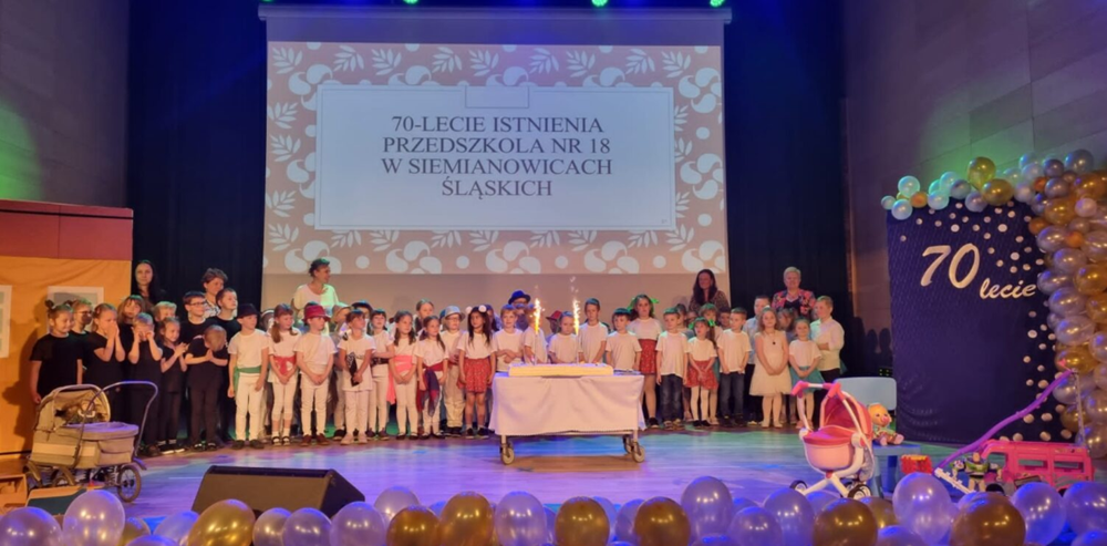 Jubileusz Przedszkola nr 18 w Siemianowicach Śląskich. Zobacz wideo!