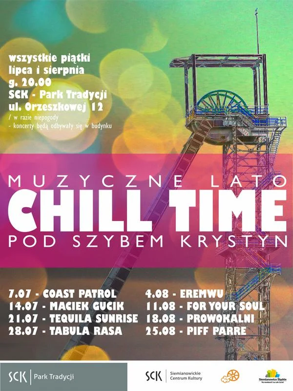 Koncerty "Chill Time pod szybem Krystyn" w Siemianowicach Śląskich