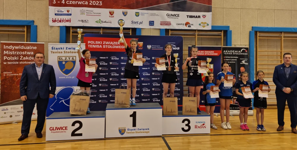 Mistrzostwa Polski Żaków w tenisie stołowym. Jak poradziła sobie mysłowiczanka?