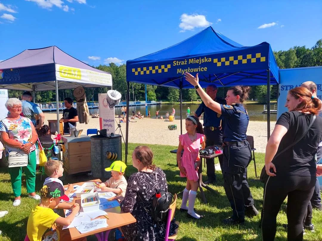 Festyn z okazji "Dnia Dziecka". Mysłowicka Straż Miejska brała czynny udział w wydarzeniu