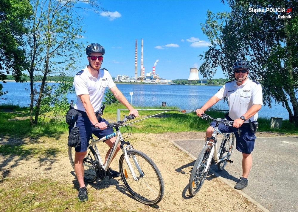 Policyjne patrole rowerowe już na trasie w Rybniku