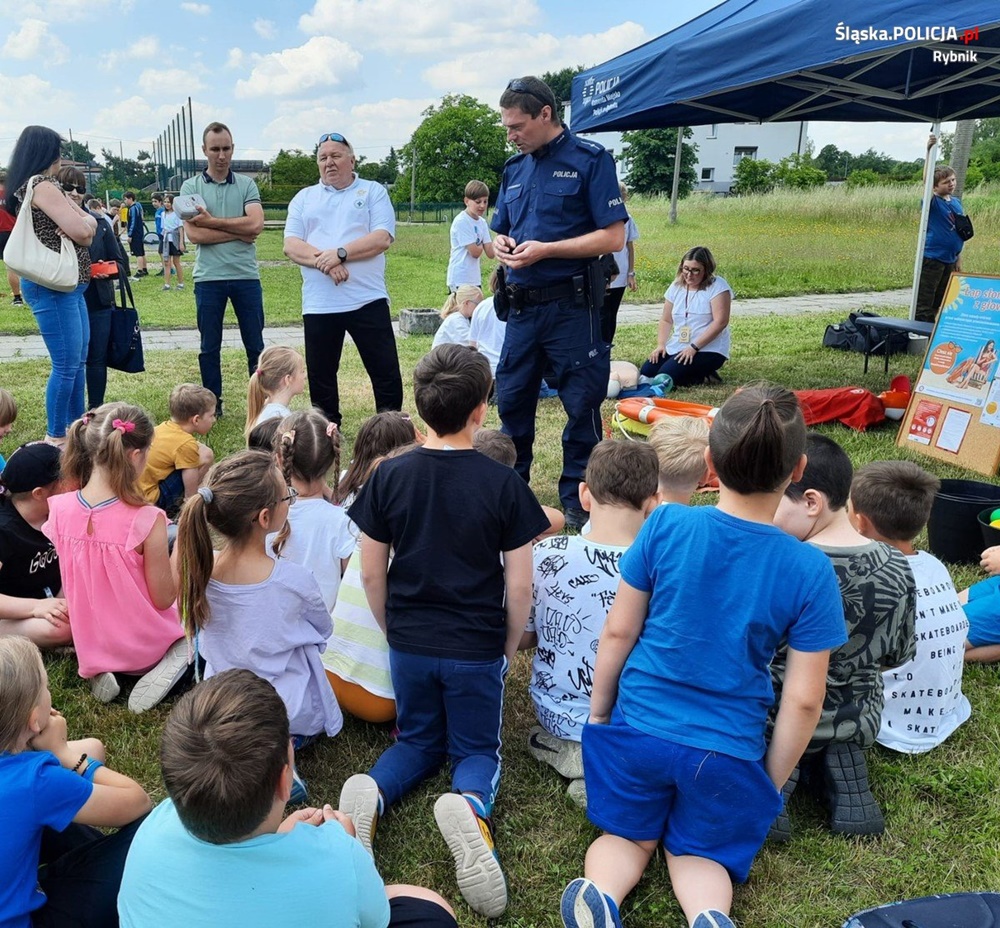 Kampania profilaktyczna "Uratuj życie i zostań bohaterem" w Rybniku