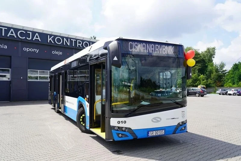 Autobusem hybrydowym po Rybniku