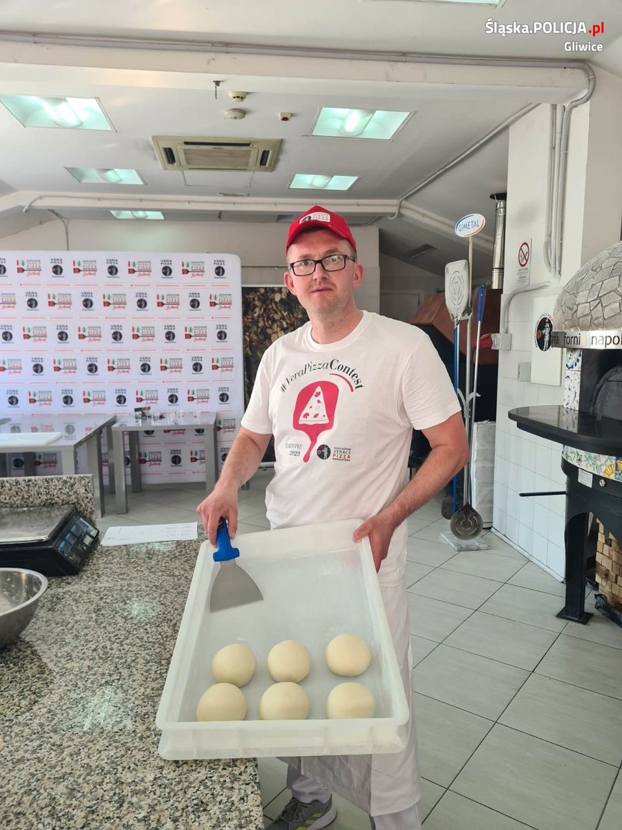 Gliwicki policjant wywalczył II miejsce w Vera Pizza Contest!
