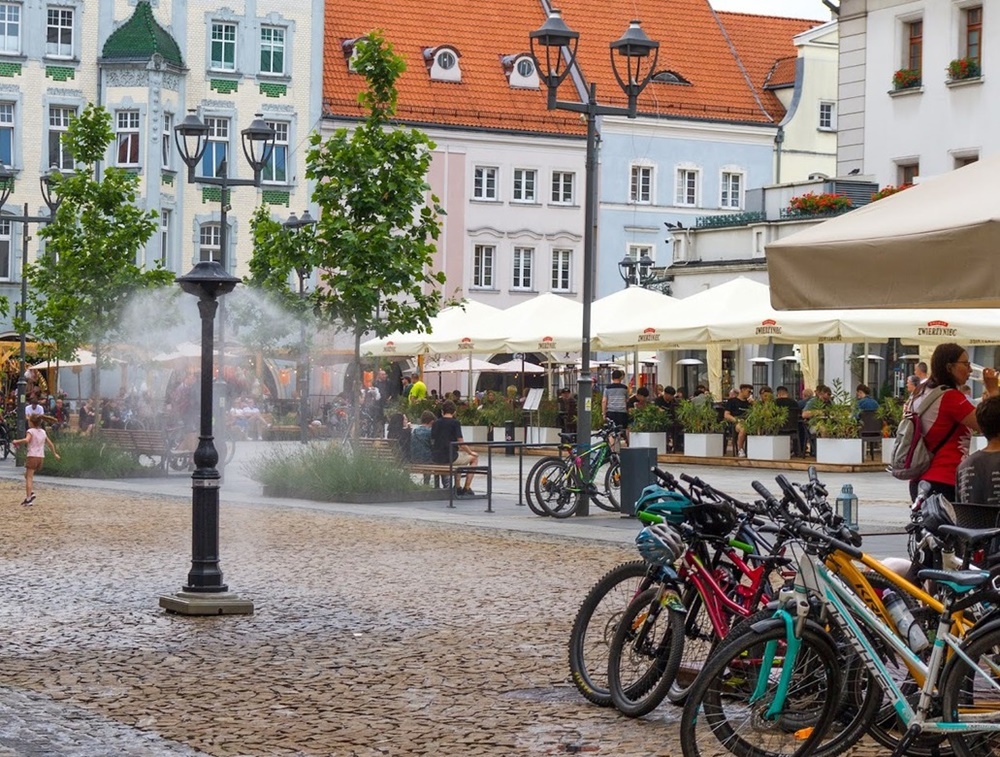 Stylowe zraszacze ochłodzą w Gliwicach