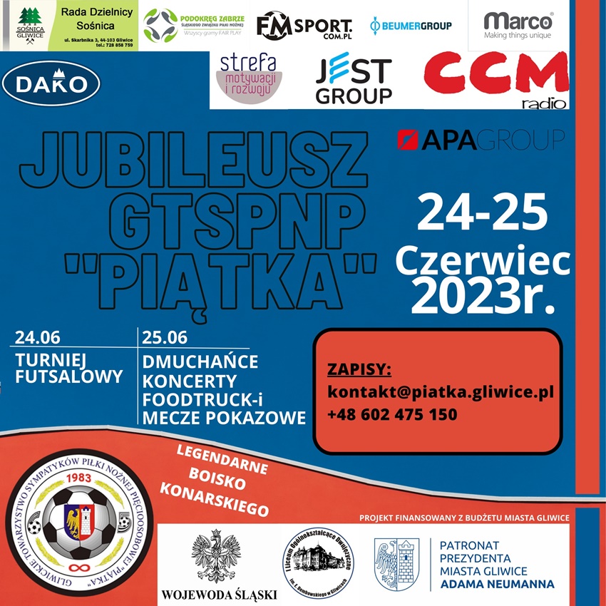 Gliwicka futsalowa "Piątka" kończy 40 lat!