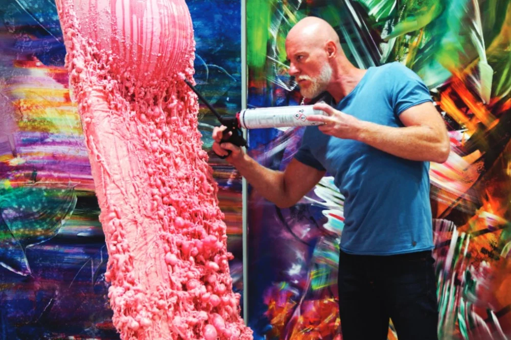 Wernisaż wystawy malarskiej w SqArt Gallery